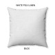 Happy Mother's Day  Wreath  Decorative Throw Pillow - White