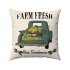 Our Farmhouse - Farm Fresh - Blue Vintage Truck - Fresh Lemons - Decorative Throw Pillow