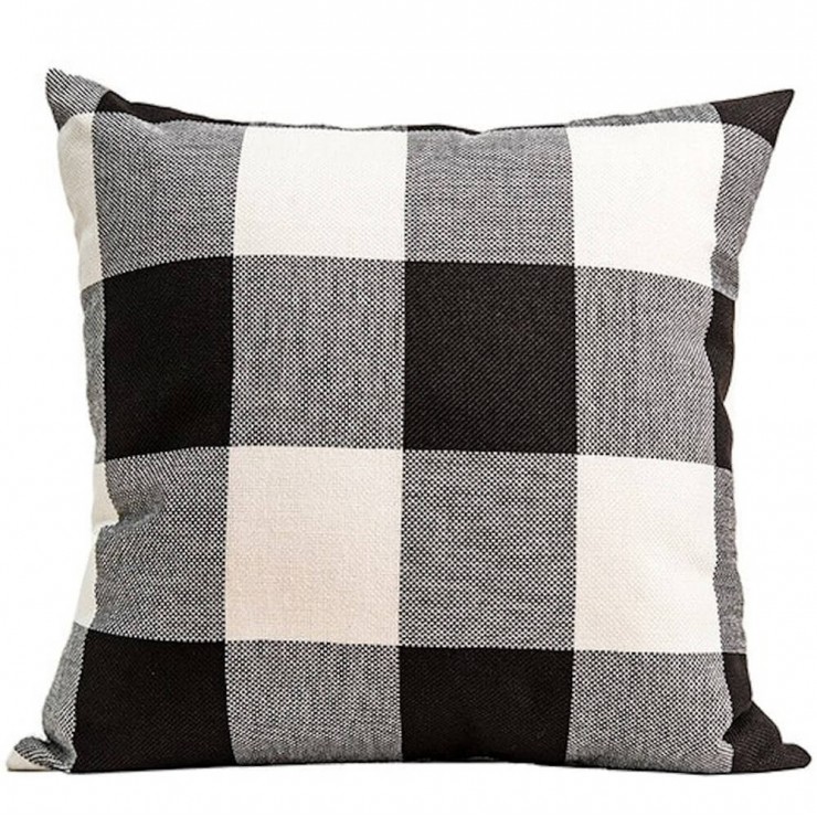 checkered pillows