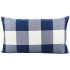 Buffalo Check Gingham Plaid - Blue and Cream - Double Sided - Reversible - Lumbar Pillow Cover