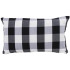 Buffalo Small Check Plaid - Black and White - Lumbar - Double-Sided - Reversible - Throw Pillow