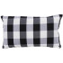 Buffalo Small Check Plaid - Black and White - Lumbar - Double-Sided - Reversible - Throw Pillow Cover