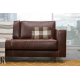 Buffalo Check  Plaid - Chocolate Brown and Ivory - Lumbar - Double-Sided - Decorative Throw Pillow