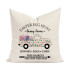 Easter  Farmhouse - Pastel Polka Dotted Truck - Decorative Throw Pillow
