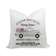 Easter Egg Hunt - Bunny Farms - Vintage Truck - Decorative Throw Pillow