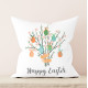 Happy Easter - Easter Egg Tree - Whimsical - Decorative Throw Pillow
