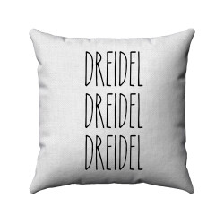 Hanukkah Pillow - Dreidel Dreidel Dreidel -  Decorative Throw Pillow