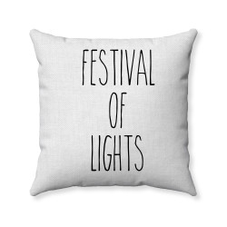 Hanukkah Pillow - Festival of Lights - Decorative Throw Pillow