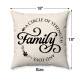 Farmhouse Family - A Circle of Strength Customizable Throw Pillow