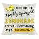 Fresh Squeezed Lemonade Farmhouse Decorative Throw Pillow