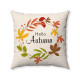 Hello Autumn - Circle of Fall Laves -  Decorative Throw Pillow