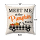 Farmhouse Style - Meet Me at the Pumpkin Patch - Plaid Accented Truck - Decorative Throw Pillow Farmhouse Style - Meet Me at the Pumpkin Patch - Plaid Accented Truck - Decorative Throw Pillow
