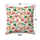 Christmas - Gingerbread Men - Elements of Christmas - Short Plush - Double-Sided  - Decorative Throw Pillow