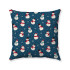 Christmas - Snowmen and Snowflakes - Short Plush - Double-Sided  - Decorative Throw Pillow