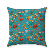 Christmas Pillow Cover - Short Plush Fabric - Double Sided - Decorative Pillow Cover