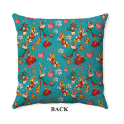 Christmas Pillow Cover - Short Plush Fabric - Double Sided - Decorative Pillow Cover