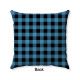 Let It Snow - Christmas - Buffalo Check Plaid - 16x16 Inch - Hand Made Decorative Throw Pillow Cover
