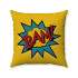 Pop Art - Comic Book - Yellow BAM! - Decorative Throw Pillow