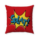 Pop Art - Comic Book - Red SPLAT! - Decorative Throw Pillow